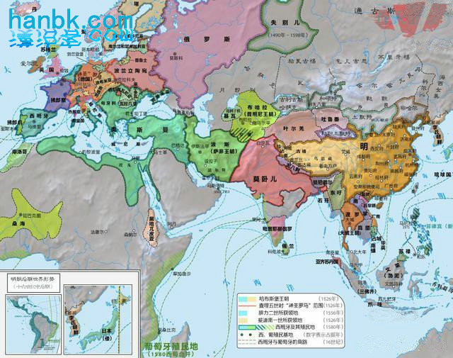 从明朝疆域图看明朝、朝鲜、日本三国军事地理关系